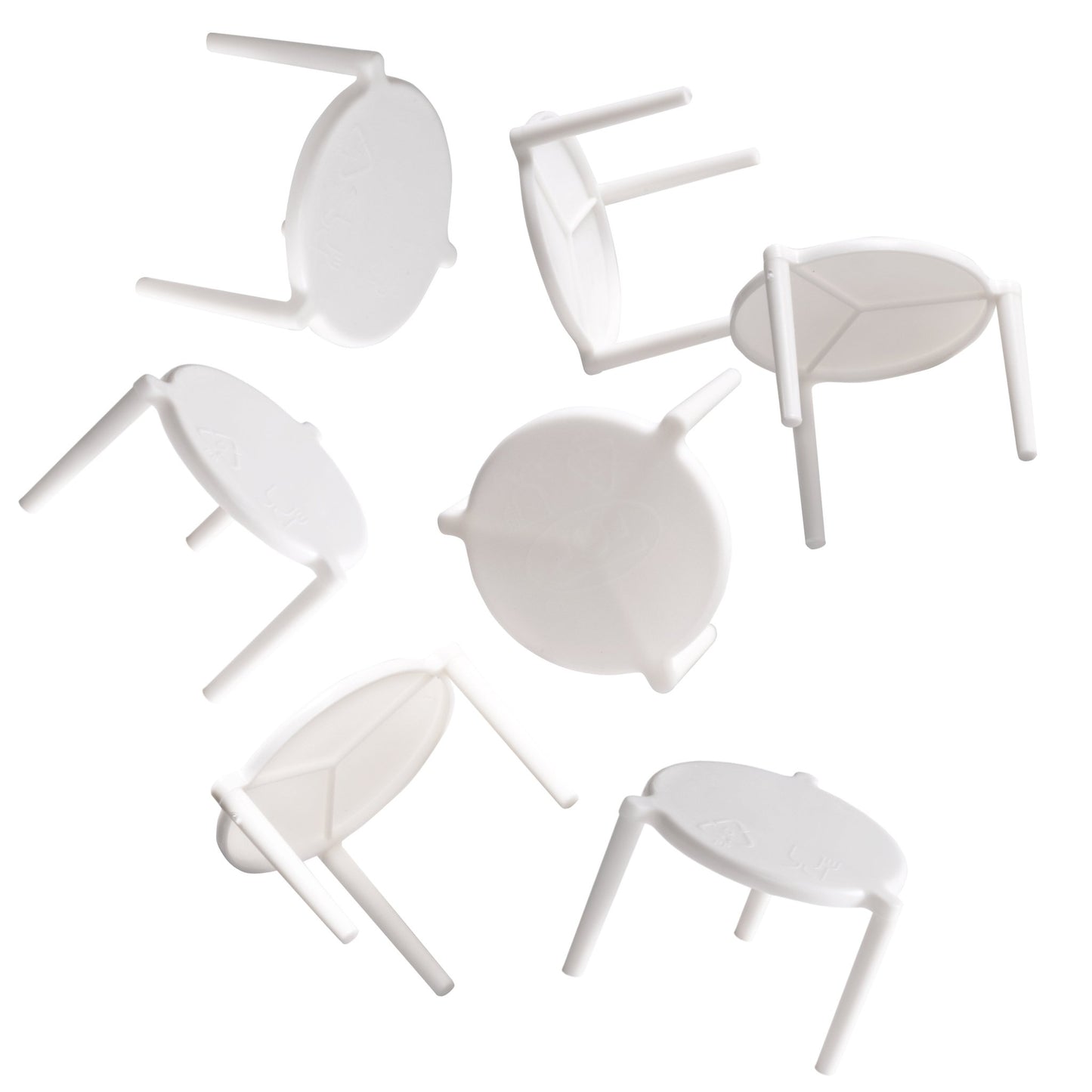 Distanziatori per Scatole Pizza da Asporto | 3x3 cm | Supporto Scatola Pizza - Casa e giardino - Nonsolocestini.it
