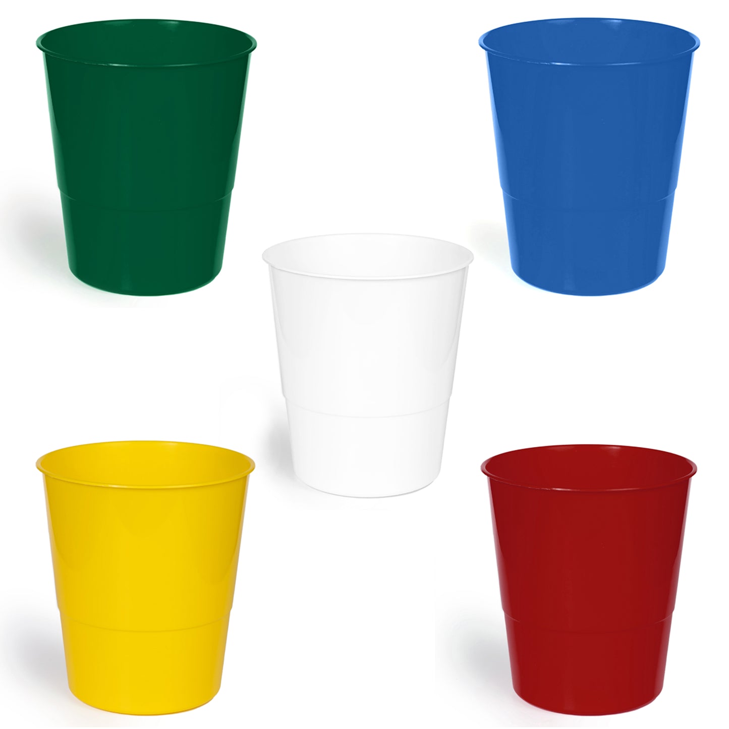 Cestino Gettacarte e Spazzatura Chiuso | 17 Litri | Tanti Colori Disponibili - NONSOLOCESTINI