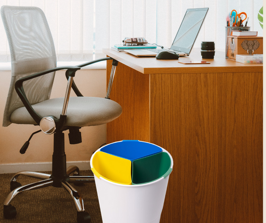 Rendi la scrivania del tuo ufficio più sostenibile con i Cestini Compatti per la Raccolta Differenziata di nonsolocestini.it