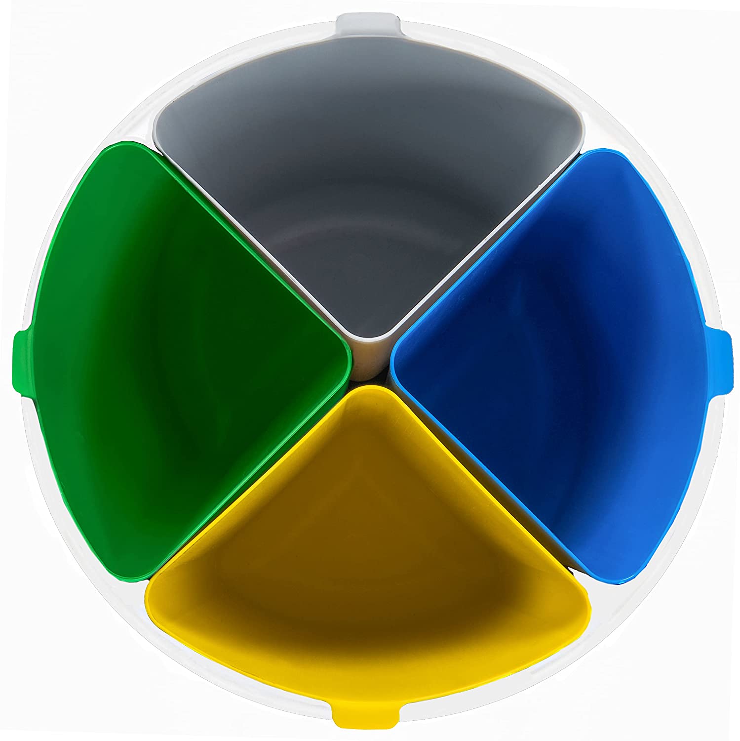 Cestino Sinoba 9 Litri Bianco - Plastica Resistente Per Casa E Ufficio, 25cm - Foto 9