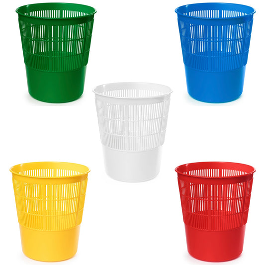 Cestini Gettacarte e Spazzatura Traforati | 17 Litri | Tanti Colori Disponibili - Casa e giardino - Nonsolocestini.it